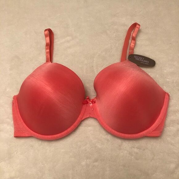NWT Women’s Shiny Pink T-shirt Bra - Picture 3 of 5